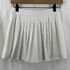Lululemon High Rise Pleated White Tennis Skirt Womens Sz 6 Pickleball Sports